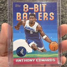 Topps 2025-26 8-Bit Ballers Anthony Edwards 8B-18 Basketball Timberwolves