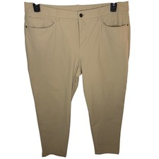 Lululemon ABC Classic  Fit 5  Pocket Pants Warpstreme Men's 38x29 Khaki Chinos