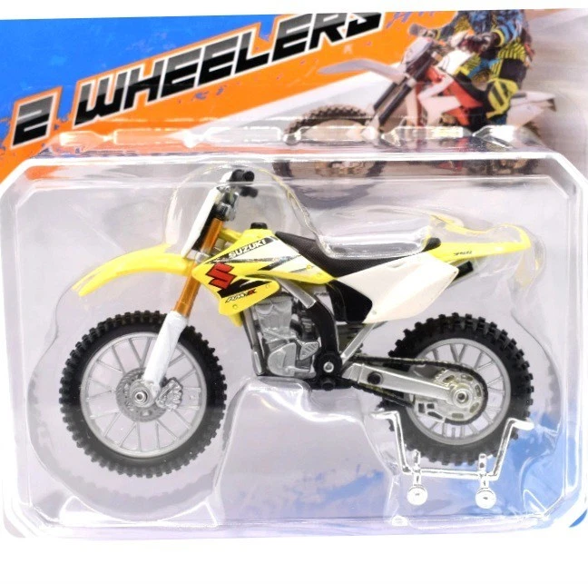 Maisto Suzuki RM-Z 250 2 Wheelers 黄色 1: 18 压铸越野自行车摩托车 — 第 2/4 张图片