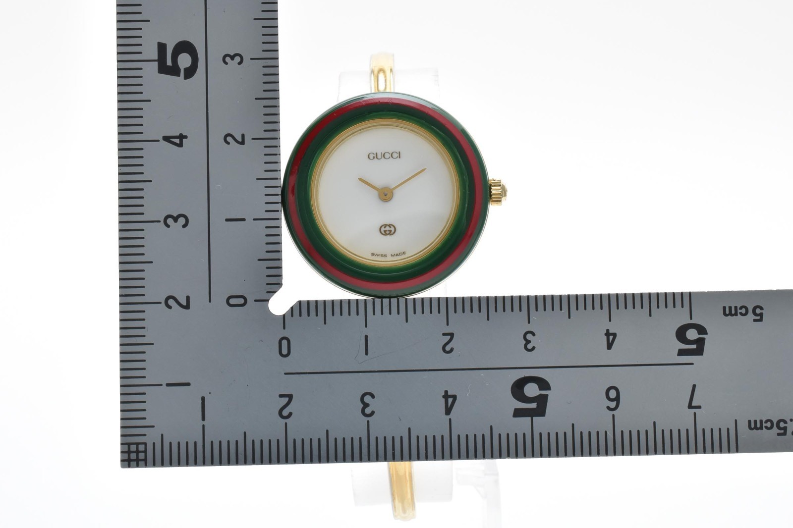 [Excellent+5] GUCCI 1100-L Change Bezel Quartz White Dial Ladies Vintage JAPAN thumbnail 16