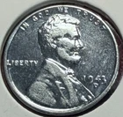 1943-D Lincoln Steel Cent. BU. Free Shipping