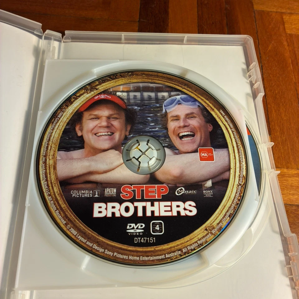 Talladega Nights & Step Brothers DVD (Region 4) VGC Will Ferrell - image 3 of 4