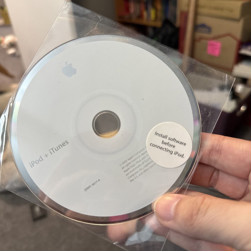 Vintage 2005 Apple iPod iTunes CD 2Z691-5617-A New In Sleeve