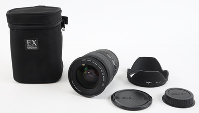 Sigma 24-70mm f/2.8 EX DG Macro Lens for Canon EF-Mount, With Caps, Hood, Case