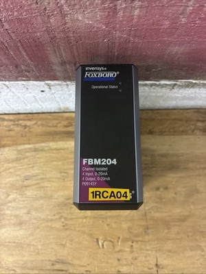 Foxboro FBM204 P0914SY I/A Series 4 In/4 Out Channel Isolated I/O Module