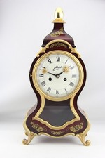 Pendeluhr Schmid mechanisch Kaminuhr Tischuhr Pendule 41 cm Höhe # 130378