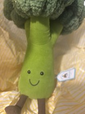 Jellycat Amuseables Broccoli 21cm Plush Toy Brand New w/Tags&Dust Bag