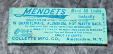 Vintage Mendents Solder Retro &ldquo;Solder Without The Use Of Heat&rdquo;Collette MFG CO