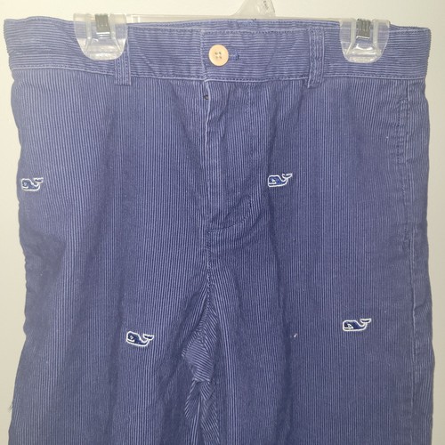 Pantalon Vineyard Vines Garçon - Brodé "Flag Whale Club", Blanc, Taille 8, Neuf Avec étiquette