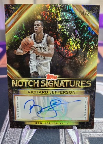 Richard Jefferson 2025 Topps Notch Signatures TNS-RJ Orange 4/25 🔥🔥