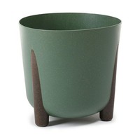 Howhomely ÜBertopf Blumentopf Pflanztopf 25Cm Aus Kunststoff BlumenküBel GrüN
