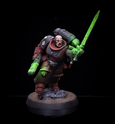 Pro Painted Warhammer 40k primaris  Space Marine Flesh Tearers Sergeant
