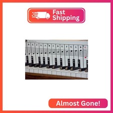 QMG Piano Note Chart Used Behind the Keys, Foam PVC Sheet, Visual Reference fo