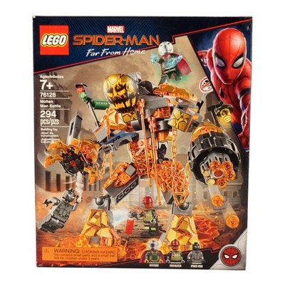 LEGO Marvel Spider-Man 76128 Molten Man Battle NEW Sealed Retired