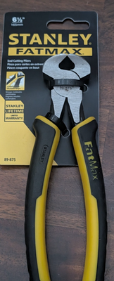 #ad Stanley FATMAX 89 875 End Cutting Pliers 6 1 2 in Chrome Vanadium New $14.99