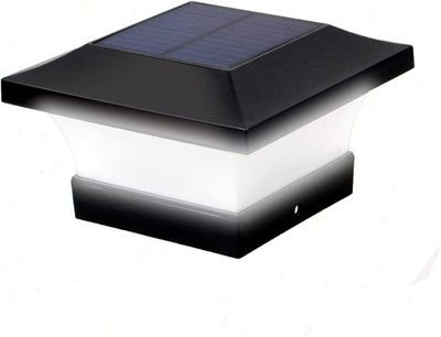1/2/4Pcs LED Solar Post Cap Outdoor LED Landscape Fence Deck Light For 4x4'' Post