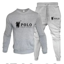 Men's autumn and winter sets of round-neck sweatshirts and jogging pants autumn