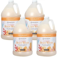 Ginger Lily Farms Coco Mango Nourishing Body Wash 128 Fl Oz Pack of 4