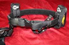 Mustang Belt 2 holders W/Thigh Holster &HAMMAR MA1  AUTOMATIC/MANUAL LIFE JACKET