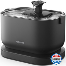 PETLIBRO 2.5L Cordless Cat Water Fountain Stainless Steel Tray BPA-Free