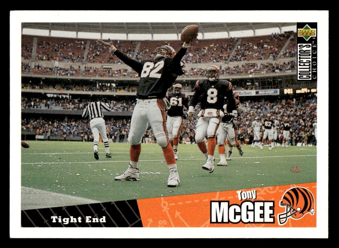 1996 Collector's Choice Tony McGee #263 Cincinnati Bengals