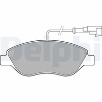 LP2299 Delphi Bremsbelagsatz, Scheibenbremse FüR Alfa Romeo,Fiat,Lancia