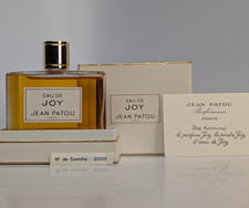 PATOU Eau de Joy Parfum Splash 1969 | 1,5 fl oz [45 ml] | Nuevo de Lote Antiguo, Caja Abierta, Completo