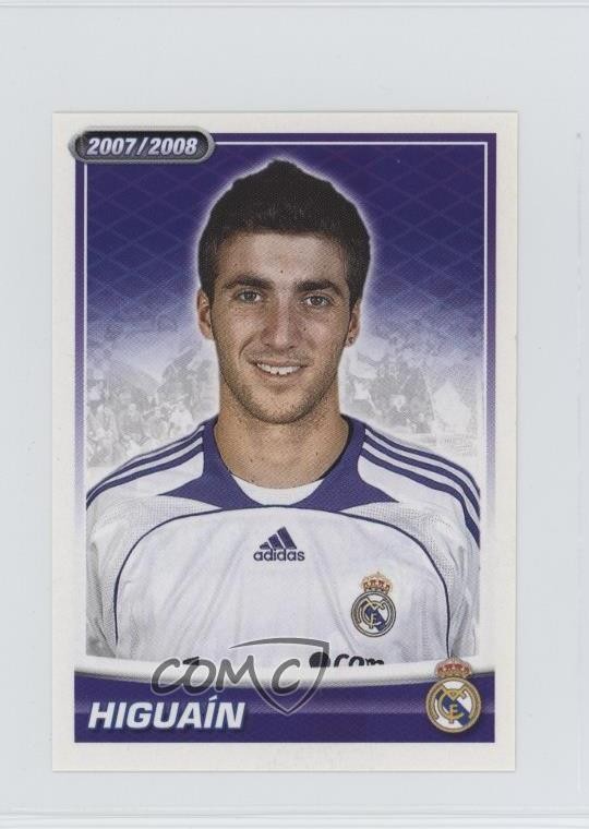 2007-08 Panini Real Madrid Stickers Gonzalo Higuain #145 07jf