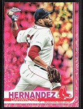2019 Topps Chrome DARWINZON HERNANDEZ Pink Refractor Rookie Card RC #30 Red Sox