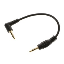 Cable 90 Degree 3.5mm Jack Male to Male Stereo Cable for Car AUX Speaker