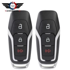 2 Remote Car Key Fob fits Ford Explorer 2016 2017 M3N-A2C31243800 3 Buttons