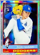 Roki Sasaki #224 Prices [Rookie] | 2025 Topps Heritage | Baseball 