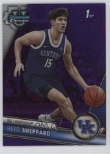 2023-24 Bowman U Chrome Purple Refractor /399 Reed Sheppard #45 0t59