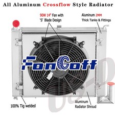 3 Row Radiator Shroud Fan For 1963-1972 1964 Chevy Corvette 5.3l 5.4l 5.7l V8