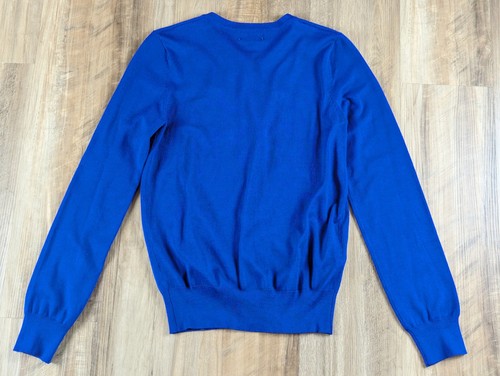Covington Women's Vintage Knit Embellished Cardigan Sweater Royal Sz Small - Picture 2 of 9