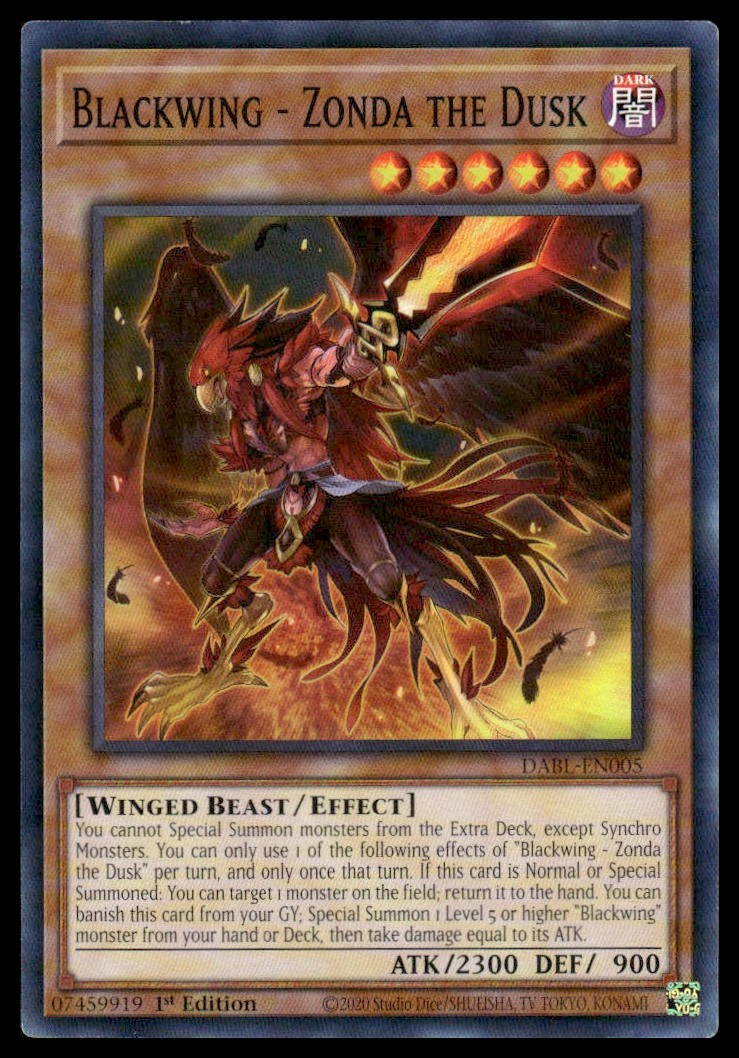 Blackwing 1st Edition Darkwing Blast #DABL-EN005