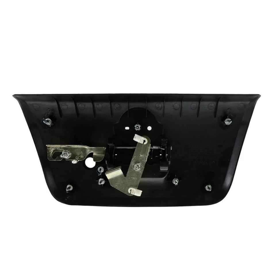 Manija de puerta trasera con bisel y cerradura texturizada negra para 01-04 Nissan Frontier Foto 2 de 2