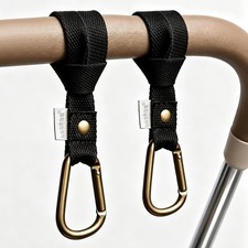 Baby Stroller Hooks for Bags  Universal Stroller Clips and Hooks, Non-Slip with