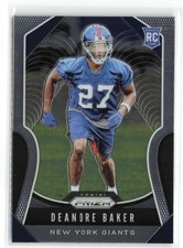 2019 Panini Prizm Deandre Baker RC New York Giants #314