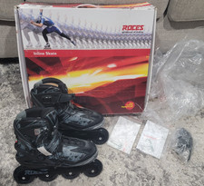 NEW Roces DODGE Inline Skate Men Size 8 Charcoal Black 400766-00002 MSRP 186