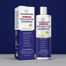 Flaky Scalp Shampoo Folliculitis Anti Dandruff Itch Relief Hair Care 250ml
