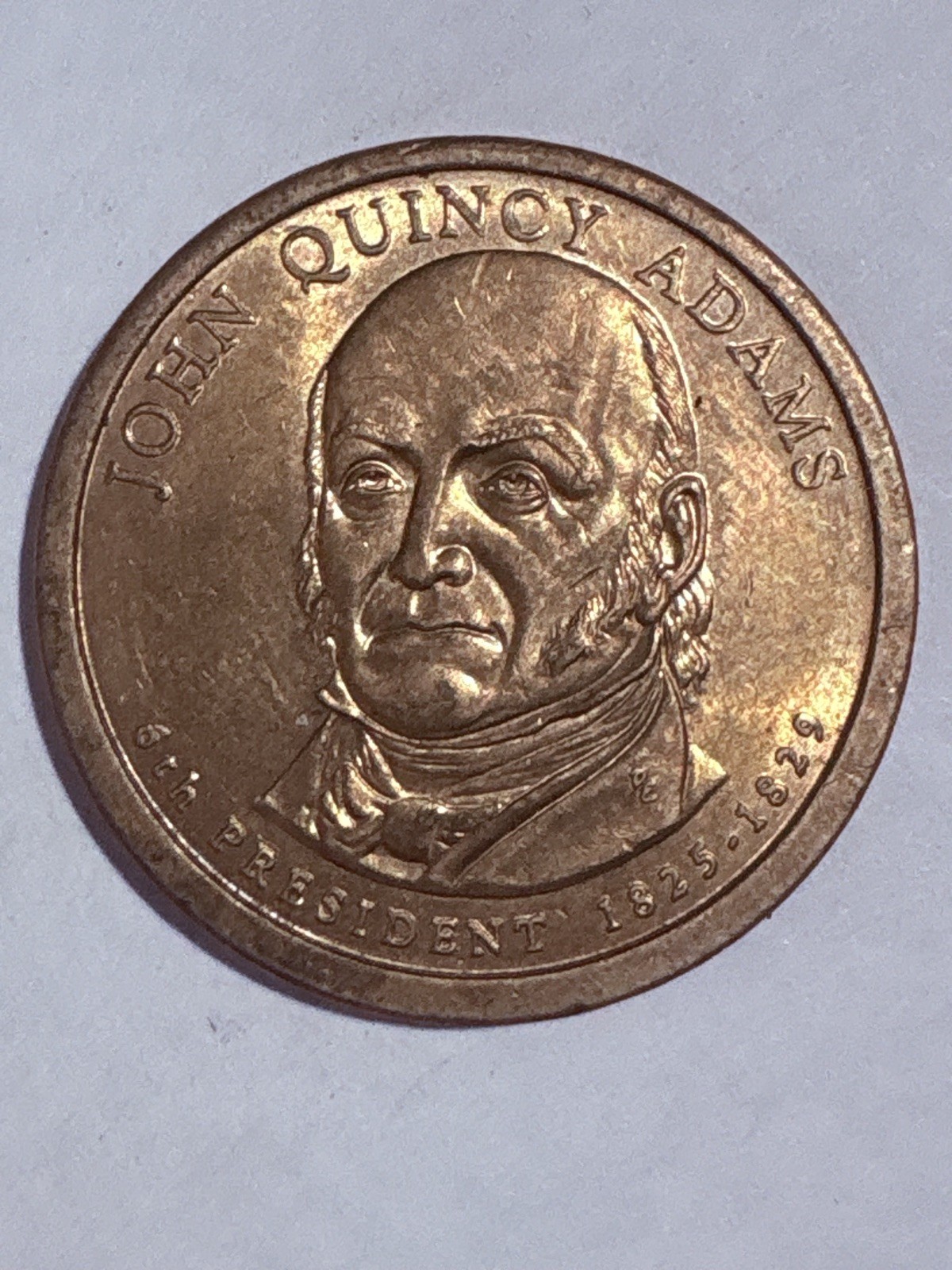 John Quincy Adams 18251829 Presidential 1 Gold Dollar Coin