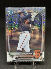 2025 Bowman Draft Dakota Jordan RC Laser Refractor #BDC139