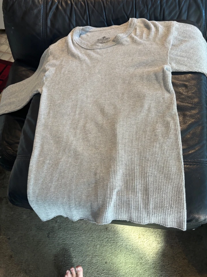 Indera Hombre Manga Larga Camisa Térmica Gris 2xl Como Nueva Estudio Armario Subasta Foto 3 de 3