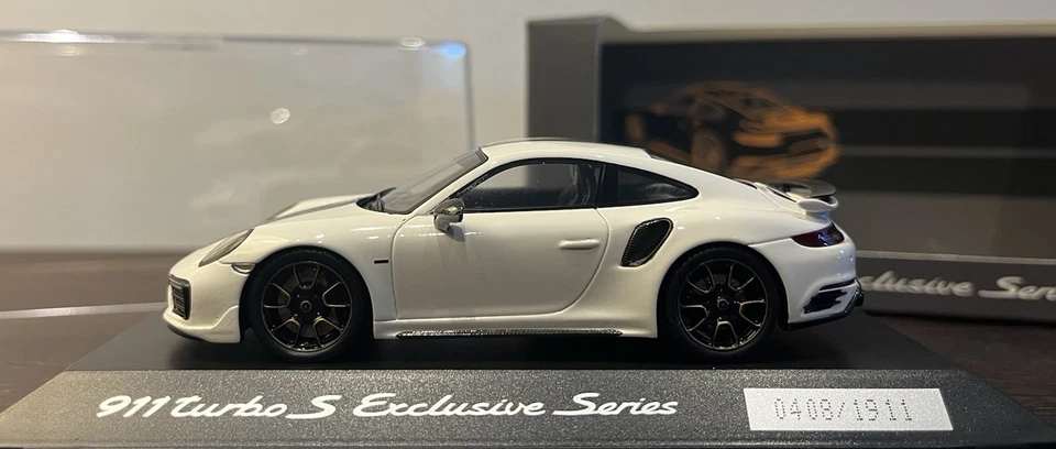 Porsche 911 Turbo S Exclusive Series 1 43 991.2 Spark White ! - Immagine 3 di 4