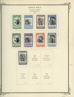 COSTA RICA Scott Specialty Album Page Lot #28 SEE SCAN $$$