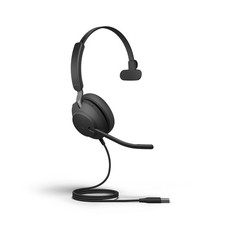 Jabra Evolve2 40 SE Wired Mono Noise-Cancelling Headset - Features 3-Mic Call
