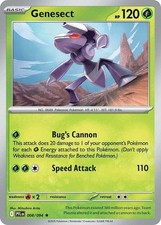 Genesect - 008/094 - Rare - Reverse Holo (Near Mint) Phantasmal Flames - Grass P