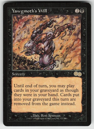 Yawgmoth's Will 171 Urza's Saga Rare MAGIC: THE GATHERING