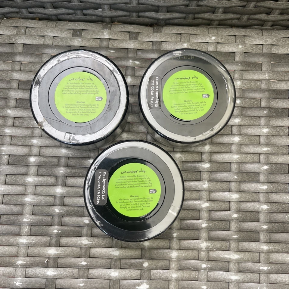 Tratamiento intensivo para el cabello Wen Chaz Dean pepino aloe rehumedad 2 oz x 3 ea Foto 2 de 2
